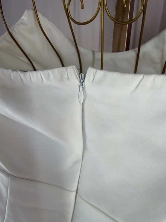 NEW Superdown Stevie Sweetheart Strapless Mini Dress - Medium - White - NWOT - Picture 9 of 16